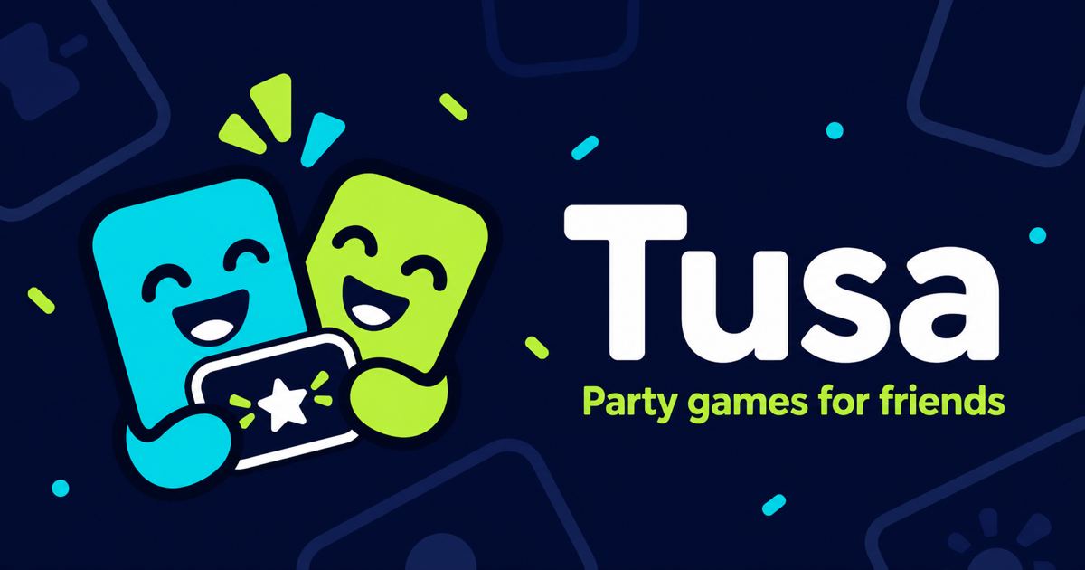 I’m a backend developer, so I built a browser party game site logo